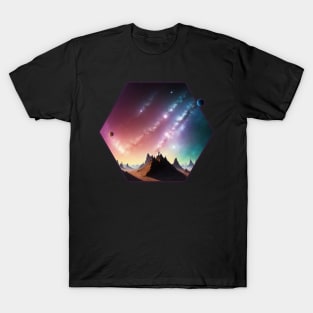 Planets in Space - Cosmic Exploration Design T-Shirt